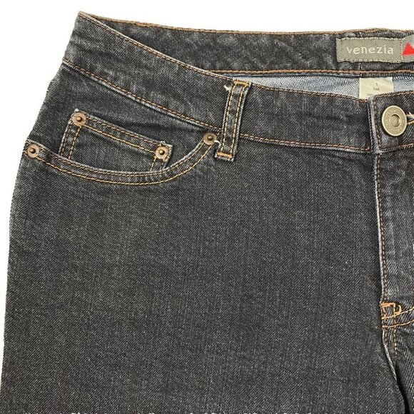 Venezia Plus Boot Cut Stretch Denim Blue Jeans Womens size 1 Tall 34 x 34 - Picture 4 of 12